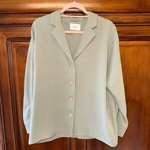 Aritzia Flowy Button Up